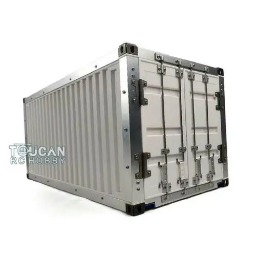 Toucan Unpainting DIY Model 20ft Container Box 1/14 Semi Trailer Tractor Truck TH01026-SMT4