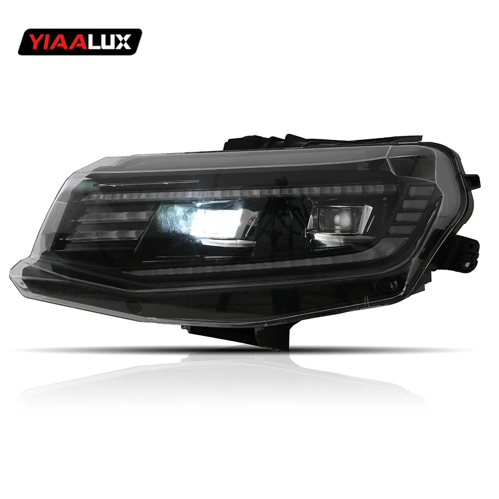 Vland FULL LED HEADLIGHT for CHEVROLET CAMARO 2016 2017 2018 LED HEADLAMP WITH TURN SIGNAL LIGHT and DAYTIME RUNNING LIGHT