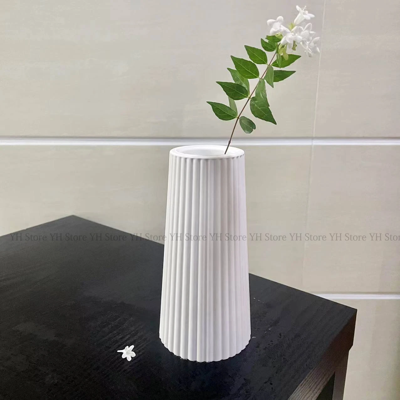 Flower Vase Gypsum Molds Epoxy Resin Flowerpot Silicone Molds Dried Flowers Decoratione Vase Concrete Mould DIY Home Clay Crafts