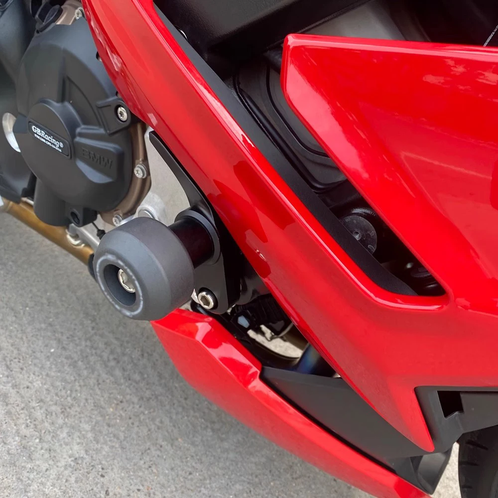 NEW For BMW S1000R 2021 2022 Motorcycle Frame Sliders Pad Protector Guard Anti-Fall Glue Falling Protection Pads Set 2023 2024