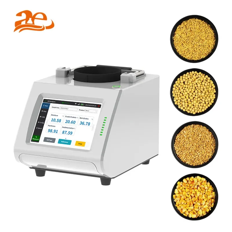 for AELAB Automatic Electronic Portable Near Infrared Grain Analyzer InGaAs Spectrometer for Protein Moisture Fat Testing