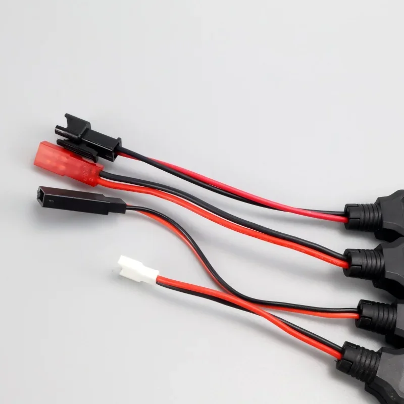 3pcs RC USB Charging 3.7V Lithium Battery Charger Cable USB to JST /SM / futaba Plug for 3Rc Drone Quadcopter