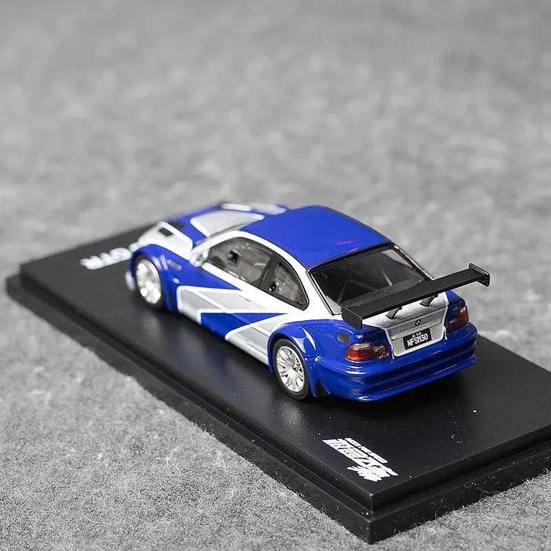 โมเดลรถยนต์ Almoat Real AR BOX 1:64 BMW M3 GTR Need For Speed Wikiwond โลหะผสมหล่อขึ้นรูป ของขวัญ