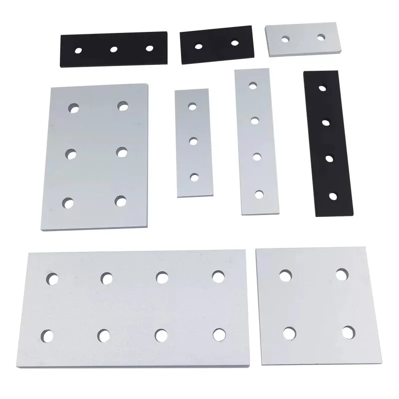 4Pcs Joining Strip Plate Aluminum Connector Fastener 1515 2020 3030 4040 4545-100100 2/3/4/8 Hole Angle Connector Aluminum Mount