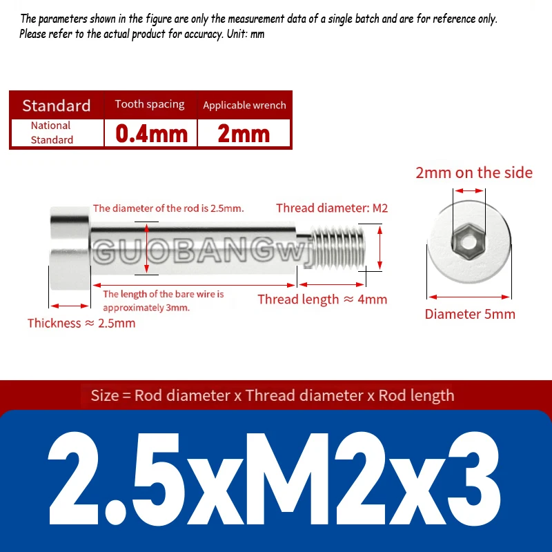 304 Stainless Steel Hex Socket Shoulder Screws, Shoulder Bolts with Equal Height Step for Limit Positioning, M3 M4 M5 M6 M8 M10