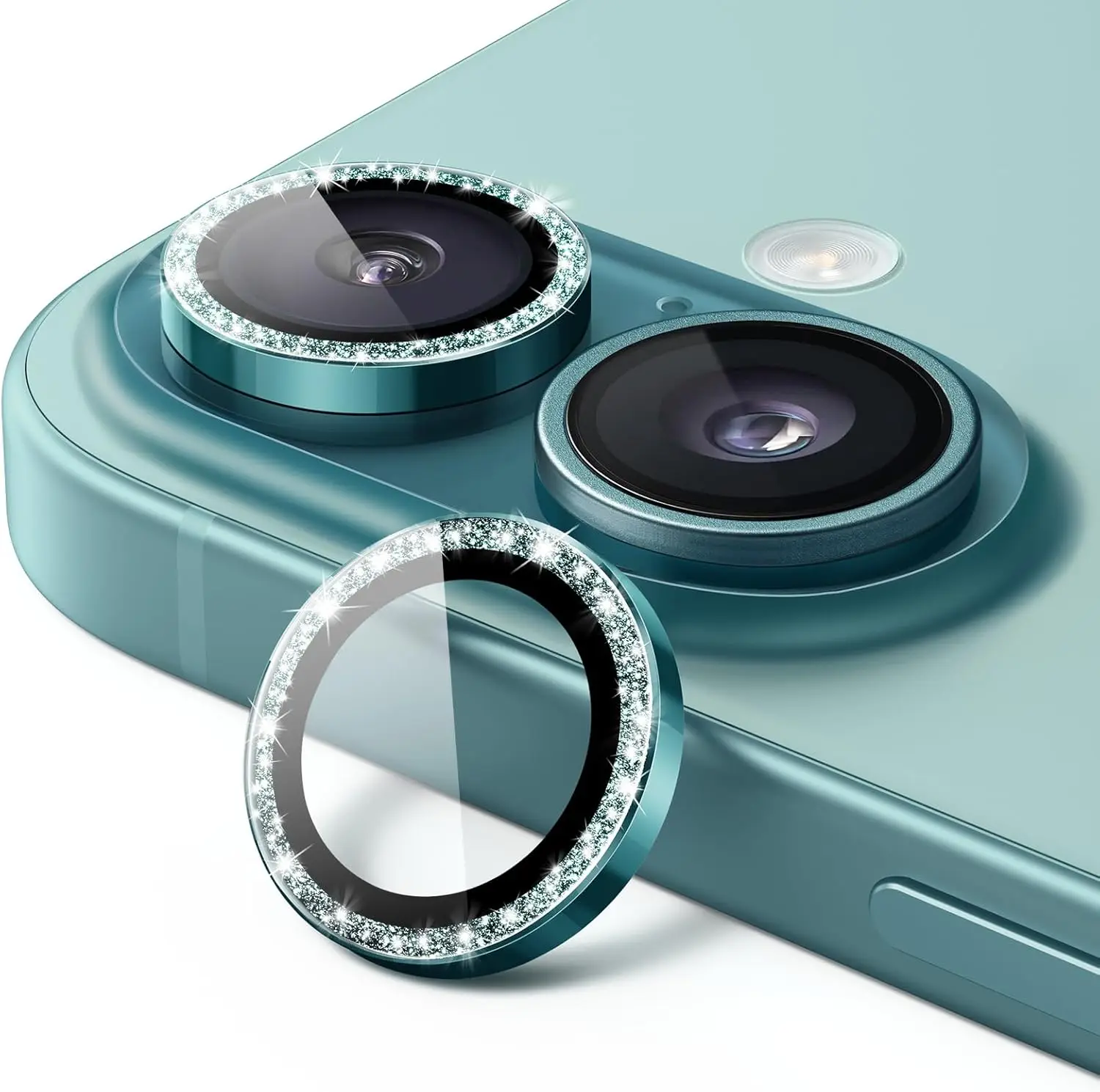 1-3 قطعة غطاء حماية لعدسة الكاميرا باللون البرتقالي اللامع لهاتف آيفون 17 برو ماكس بلس لهاتف آيفون 17 برو ماكس ملحقات حماية الهواء #5