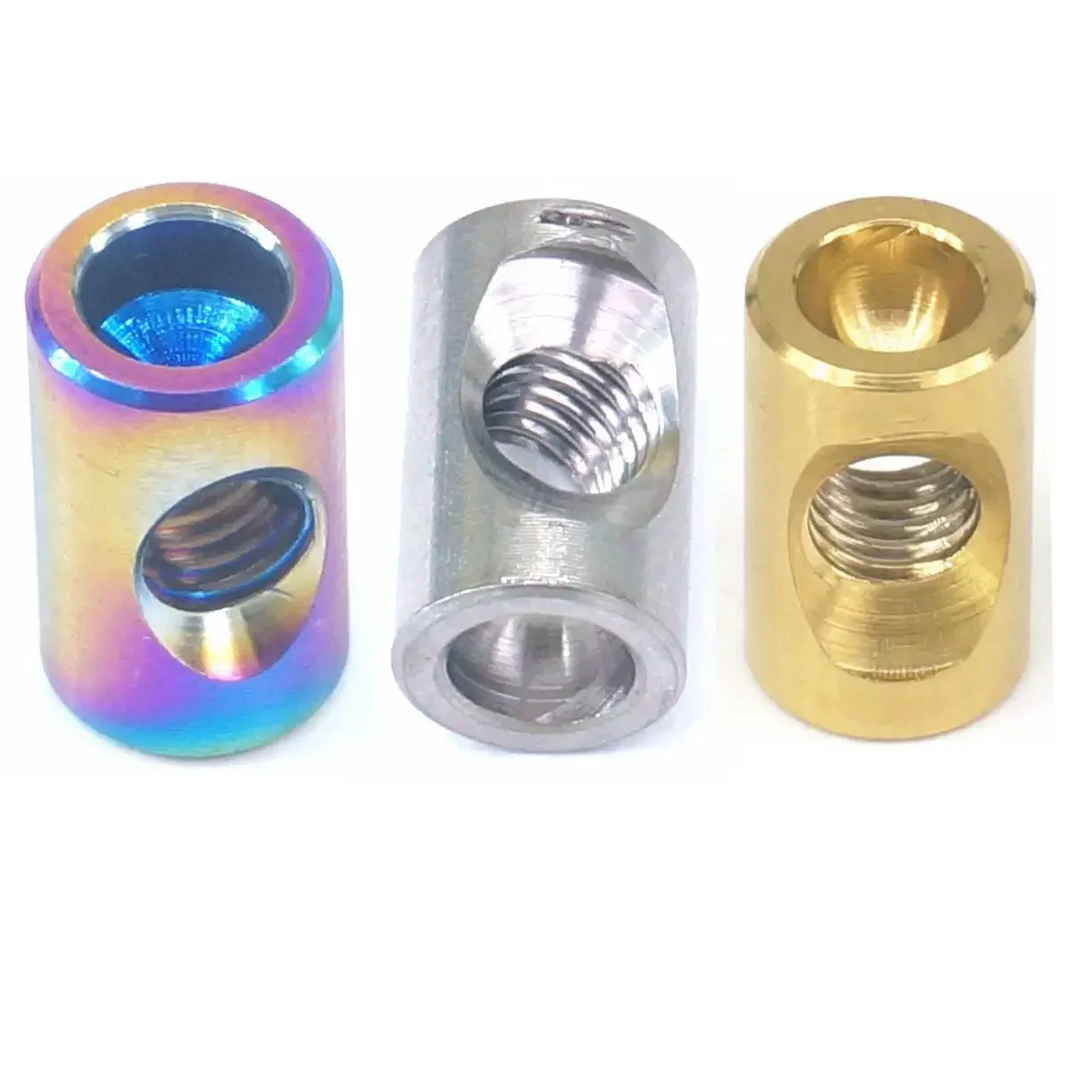 1 piece M5*0.8/M6*1.0 Diameter 8mm/8.5mm/9mm GR5 TC4 Titanium Barrel Nut For Bicycle Seat Post