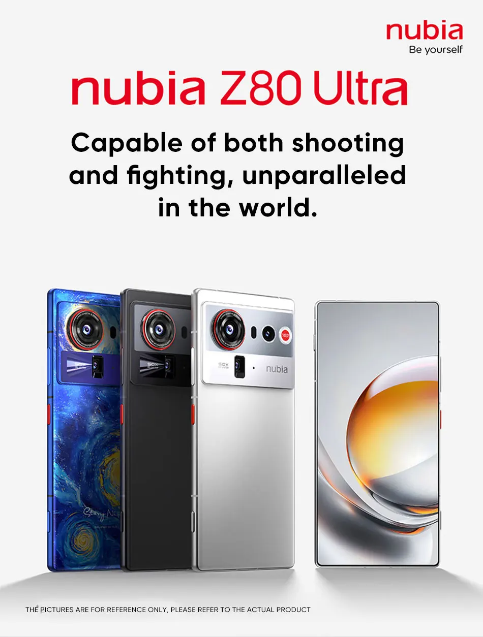 Globale Version ZTE Nubia Z80 Ultra 5G Snapdragon 8 Elite Gen 5 7200mAh 6,85'' 144Hz OLED-Display 90W Schnellladung 64MP+50MP KI – Detail 8