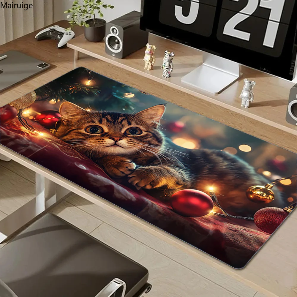 Cute little cat pattern Art Mouse Pad Large Gaming Mousepad Gamer Keyboard Mouse Mats Office Computer Laptop Desk Mat
