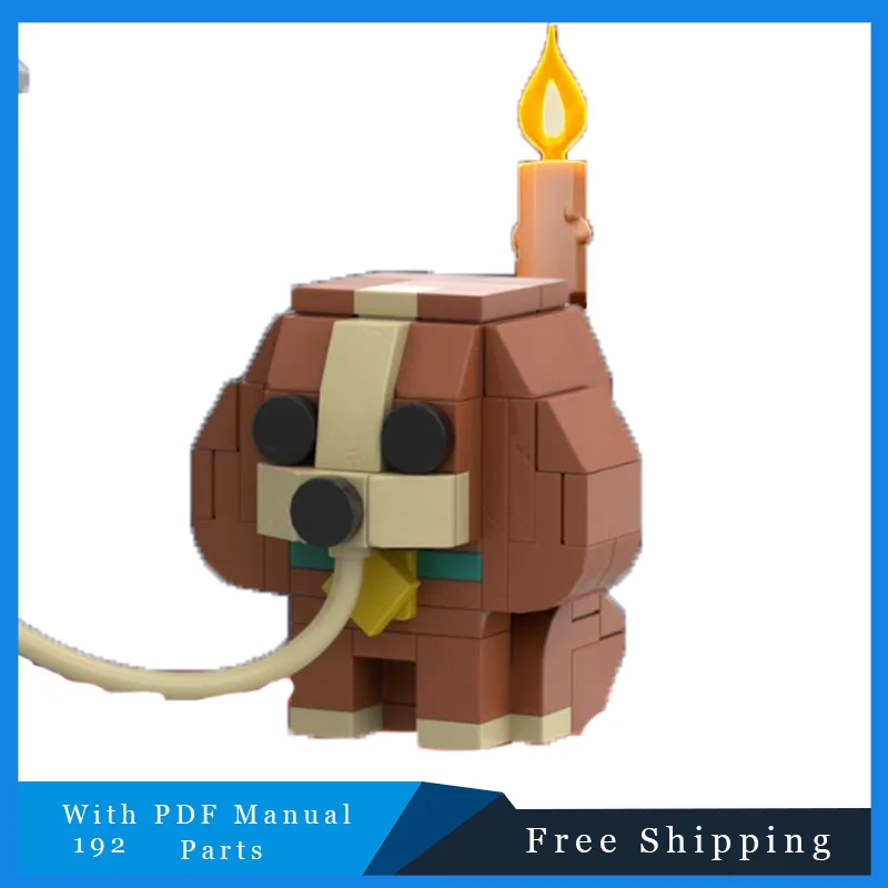 192 pçs moc diferentes cães blocos de construção modelo montagem educacional diy tijolos técnicos brinquedo conjunto para meninos presente festival