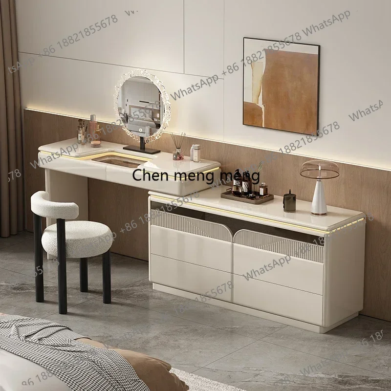 

Luxury Makeup Table Dressers For Makeup Vanity Toiletries Makeup Desk Dresser Italian Minimalist Light Bedroom Dressing Table