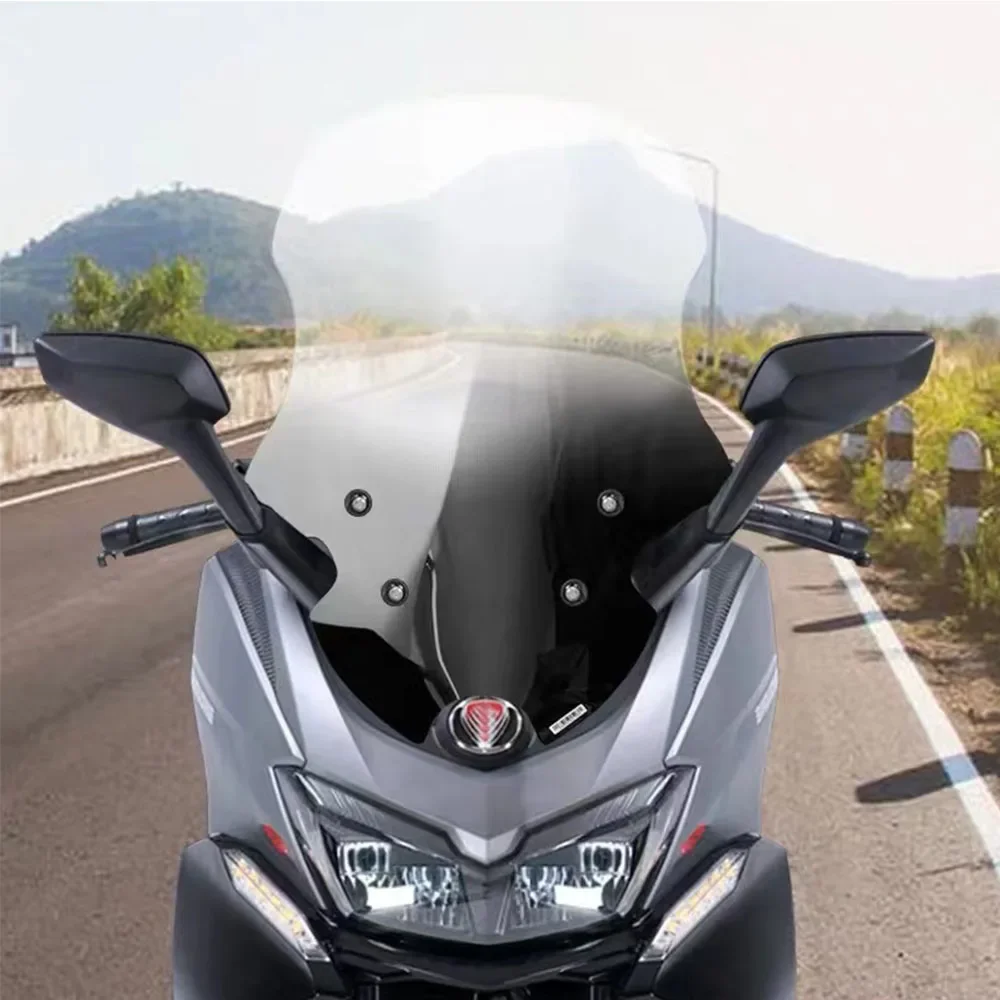 

New Motorcycle Fit Cyclone RT3 Heightening Windshield Windscreen Wind Screen Deflector For ZongShen Cyclone RT3