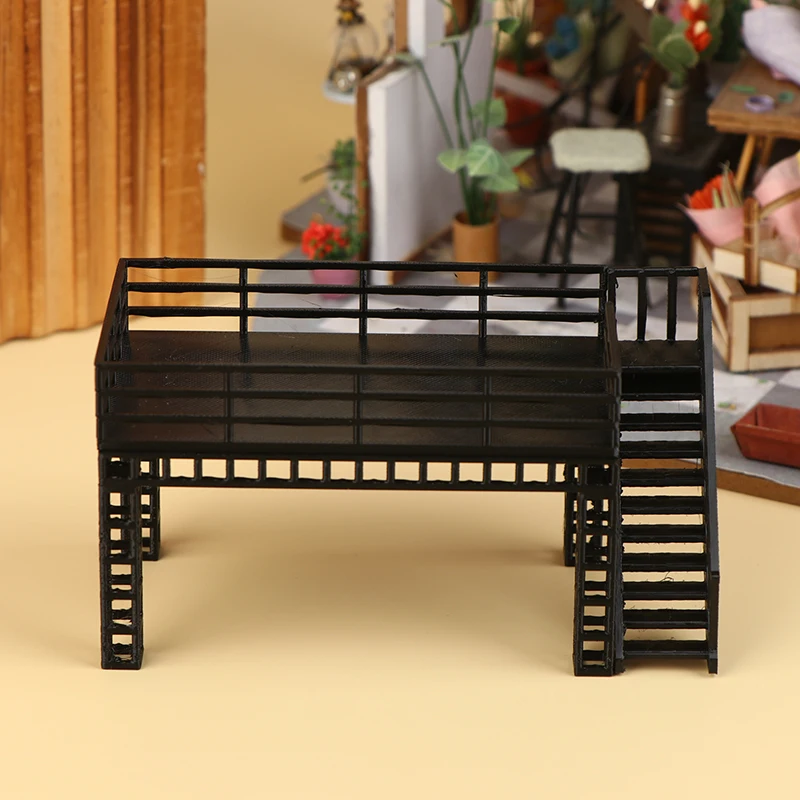 

1PC 1/64 Scale Diorama Steel Frame Display Stand Model Two-Tier Platform Scene Model Car Garage Model Scene Display Accessories