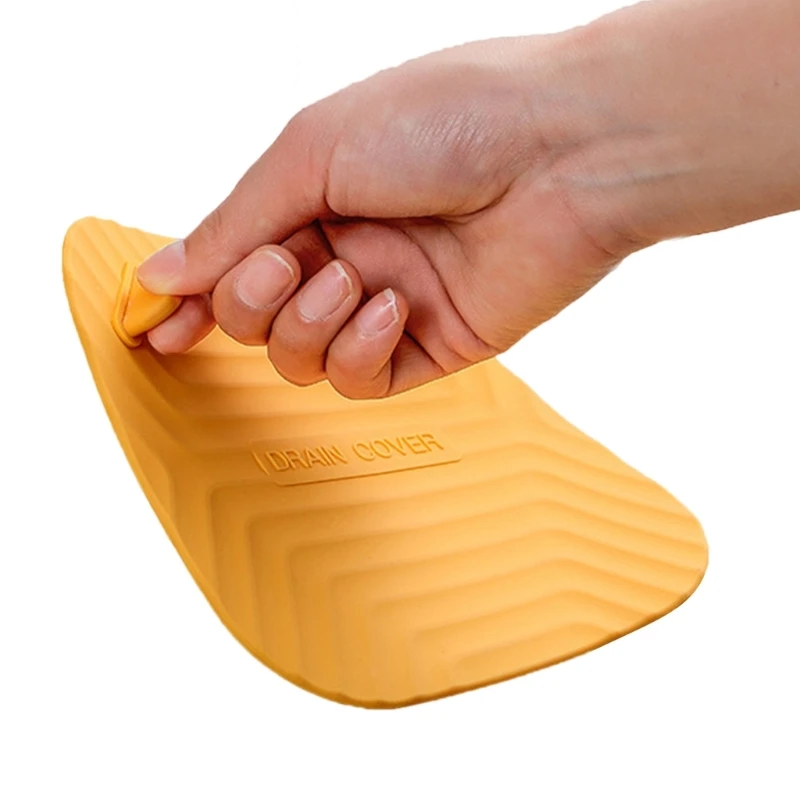Square Silicone Floor Drain Cover Deodorant Drain Protectors Sink Drain Stopper for Sink & Bathtub Bathroom Accessories 517A