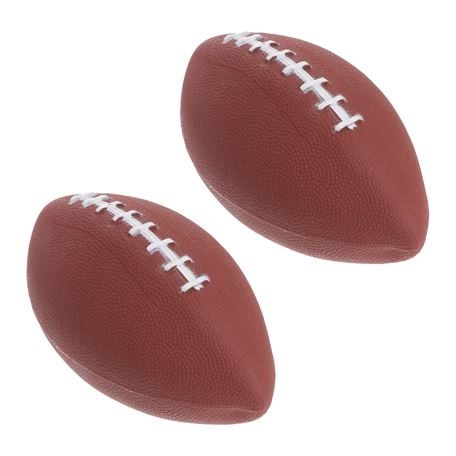 2 Pcs American Style Toy Ball Inflatable Football Child Childrens Toys Toddler Balls Pvc Outdoor Games