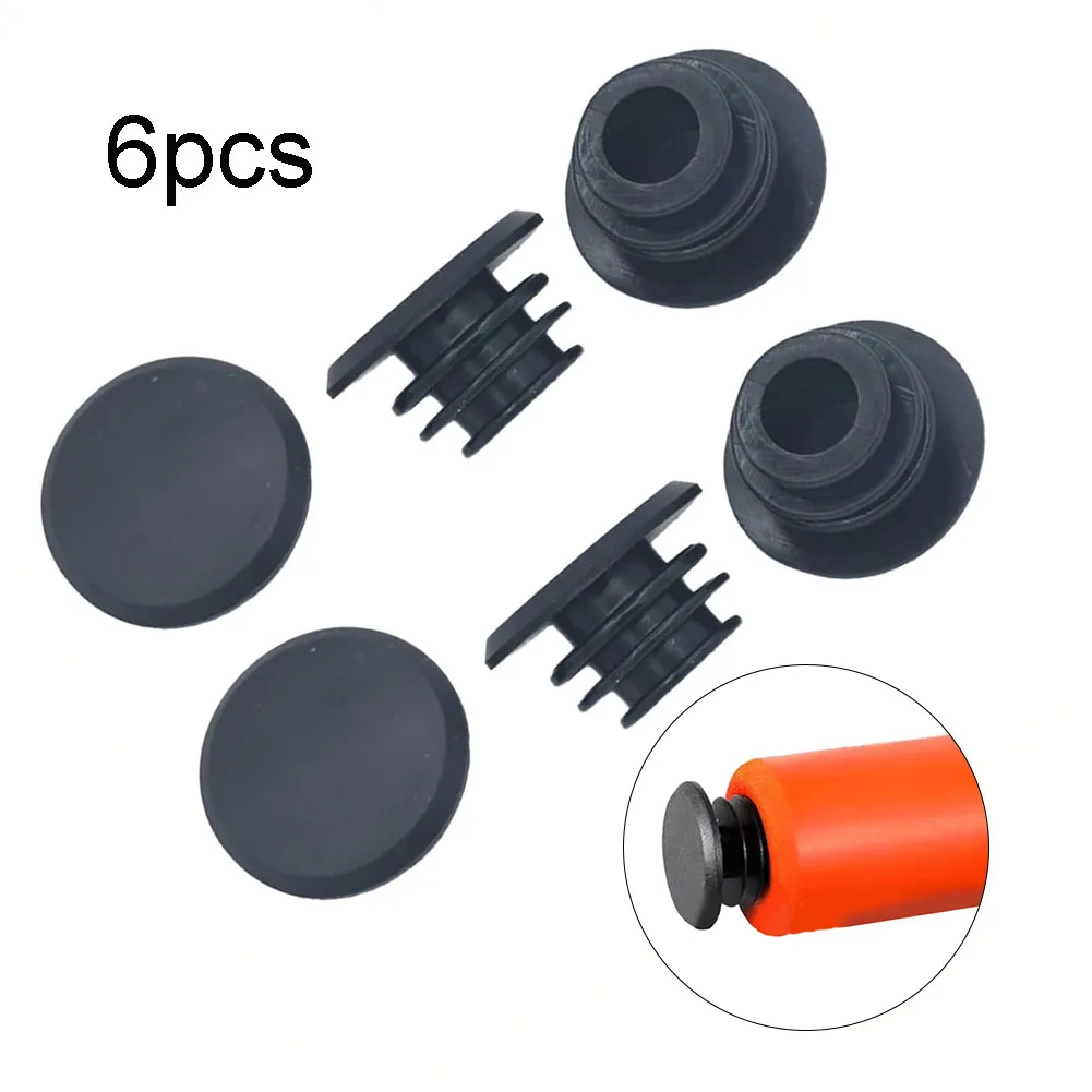 6pcs Bike Handlebar End Bike Grip Bicycle Bar End Cap Rubber Grips For Road Grip Bicycle Scooter Handlebars