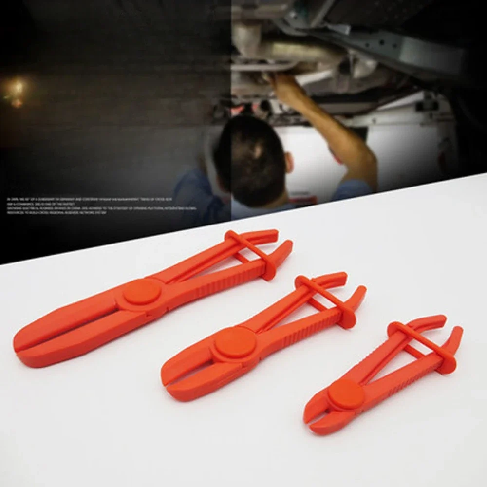 Portable 3 Sets of Plastic Hose Pinch Off Pliers Line Clamp Auto Repair Special Plastic Pliers Automotive Tubing Clamp Tool New