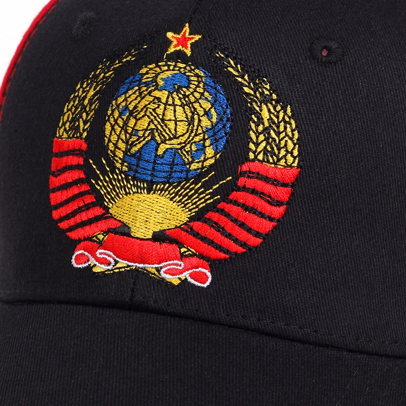 New Unisex CCCP National Emblem Baseball Cap Men Women Cotton Snapback Hat Outdoor Visor Sun Hats Adjustable Fashion Hip Hop Hat