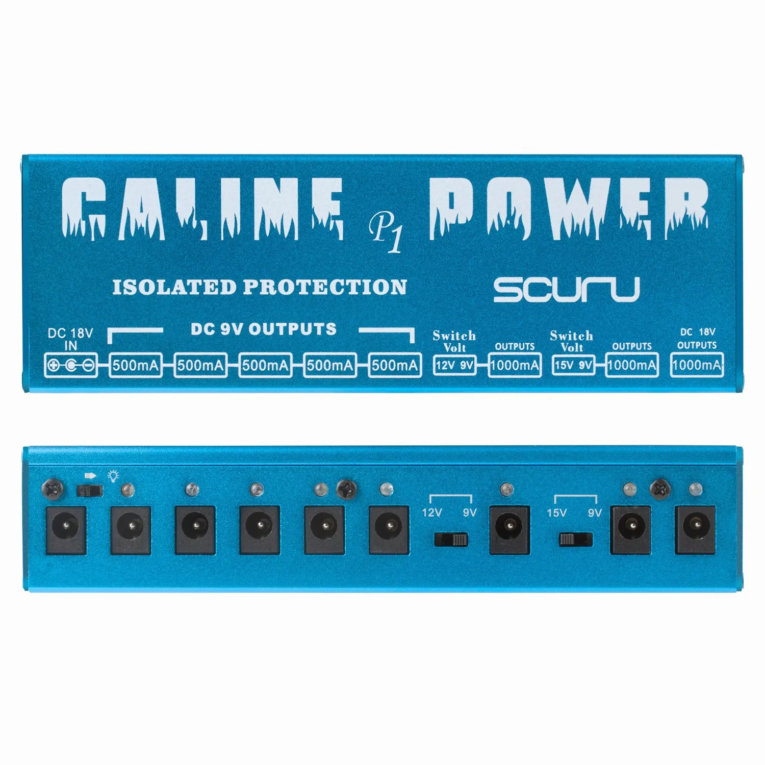 

Caline P1 P1 Isolated Power Supply Electric Guitar Effect 18V 2A 36W Guitar Effects Pedal 8 Isolated Outputs Power Supply Guitar