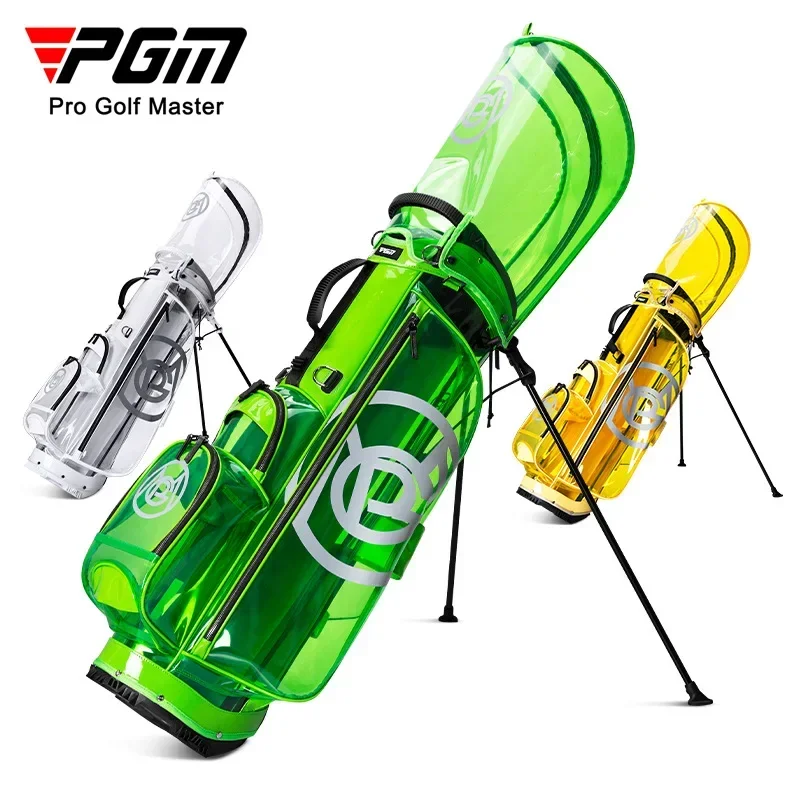 Bolsa de Golf PGM para mujer, paquete de palos portátil impermeable de alta calidad, ligero, brillante, transparente, poner todos los juegos de palos QB131