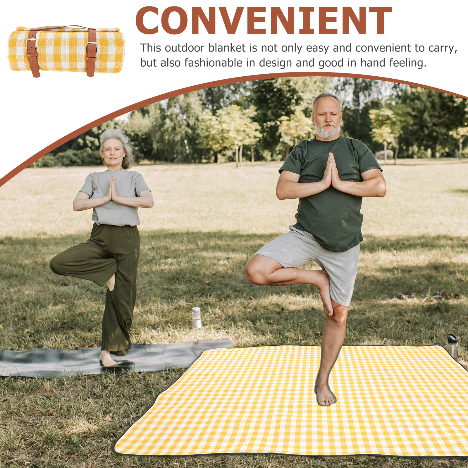 

Large Portable Waterproof Foldable Outdoor Picnic Blanket Beach Mat Camping Seat Cushion Picnic Blanket Camping Supplies