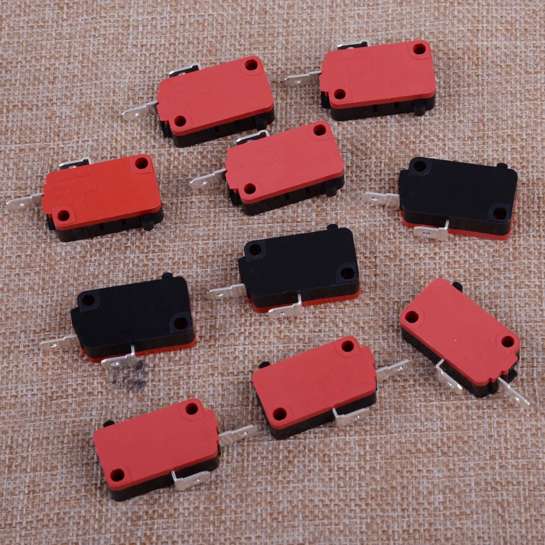 Letaosk Micro-ondas para Porta 10 Peças Preto Vermelho e Prata para lg ge Starion