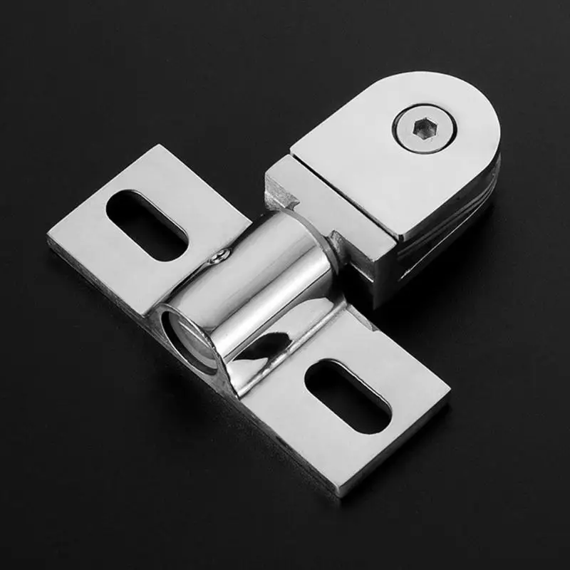 Verdickte Zinklegierungen, Duschdrehscharniere, Glastürscharniere, robuste Badezimmer-Hardware, doppelt gerichtete Drehgelenke – Detail 3