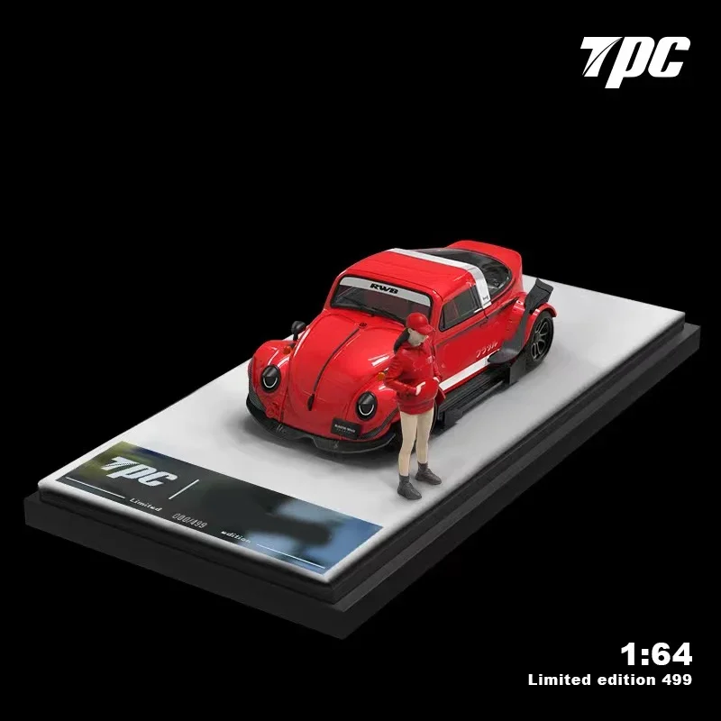 

TPC 1:64 RWBbeetle SupRed limited499 литая модель автомобиля