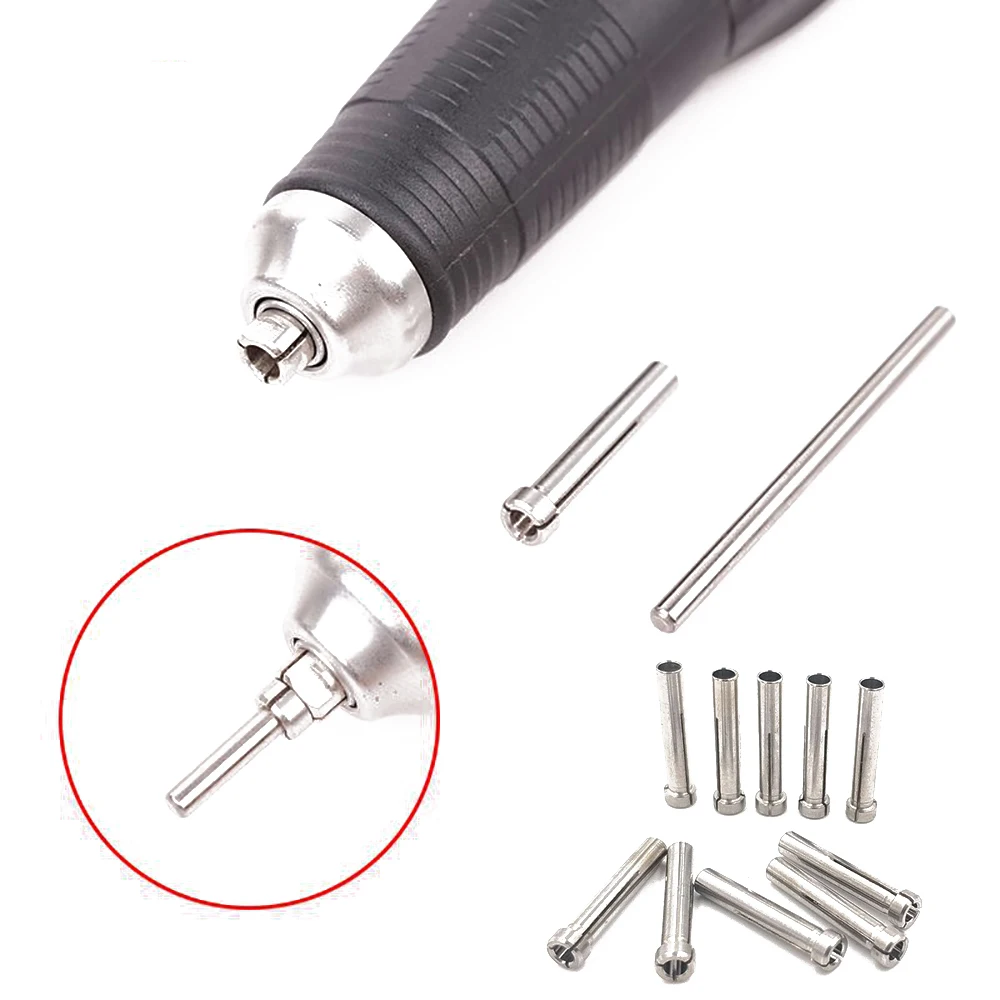 

1pcs Electronic Grinding Machine Clamping Engraving Chuck Reducer Collet Adapter Drill Converter 3 to 2.35 3.175 to 2.35mm Shank