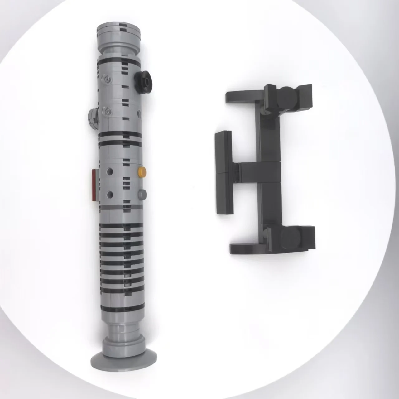 MOC Rebel Warrior Light Sword 148PCS bouwstenen model met standaard DIY ruimte speelgoed cadeau voor volwassen fans