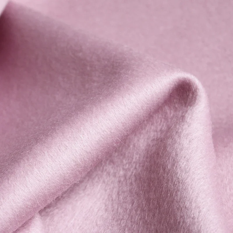 Redraspberry Purple Pink Ripple Mohair Wool Fabrics Garment Materials Winter Women Overcoat Sewing DIY clothes Freeshipping