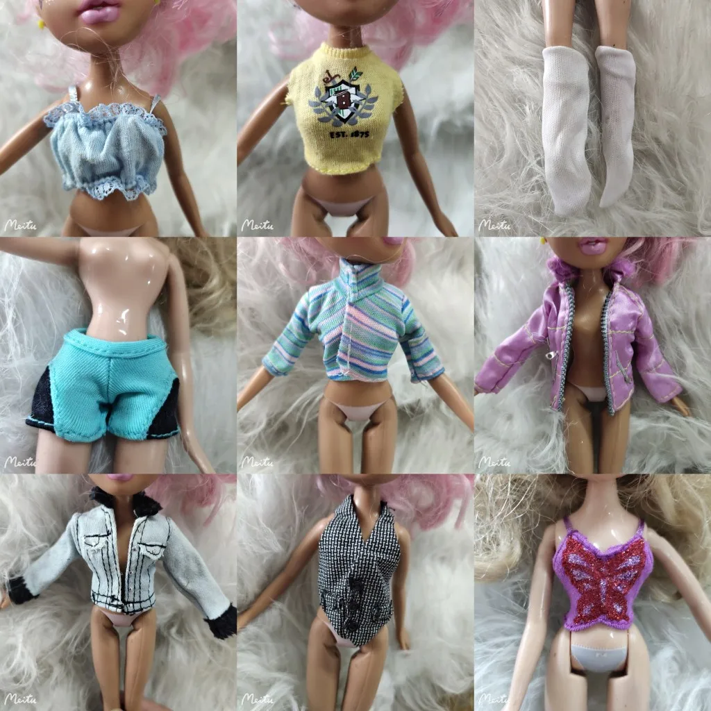 

c3 original monsters high school clothes pants skirt winxs club without body DIY Doll xindong girl Doll House Children Gifts