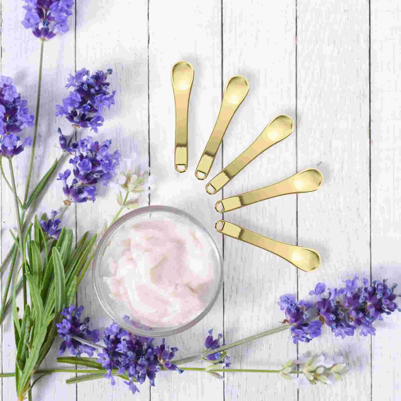 

5 PCS Face Cream Scoop Makeup Dig Scoops Pick Spoons Portable Facial Masks Eye Massage Practical Spatulas