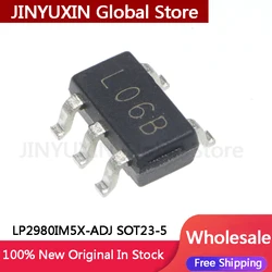 5-100Pcs LP2980IM5X-ADJ LP2980IM5X silk screen L06B LP2980IM5-ADJ SOT23-5 LDO voltage regulator IC Chipset In Stock Wholesale