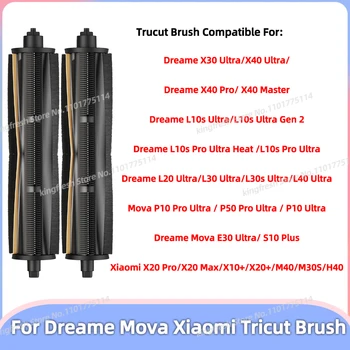 متوافق مع فرشاة ثلاثية القطع Dreame X30 / X40 Ultra، L20 / L30 / L40 / L10s Ultra Gen 2، X40 Master، MOVA E30 / P10 Pro Ultra / S10 Plus/P50 Pro Ultra، L10s Pro Ultra Heat، Xiaomi X20 Pro / X20 Max / X10+ / X20+