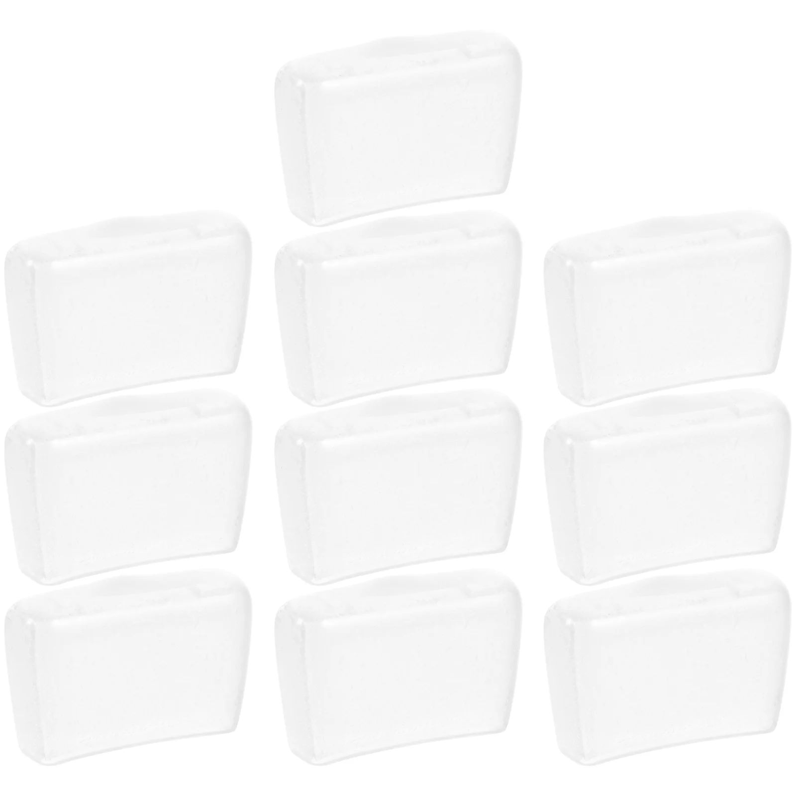 

10 Pcs Pvc Glass Breaking Pliers Set Running Cover Rubber Tips Stained Replacement for