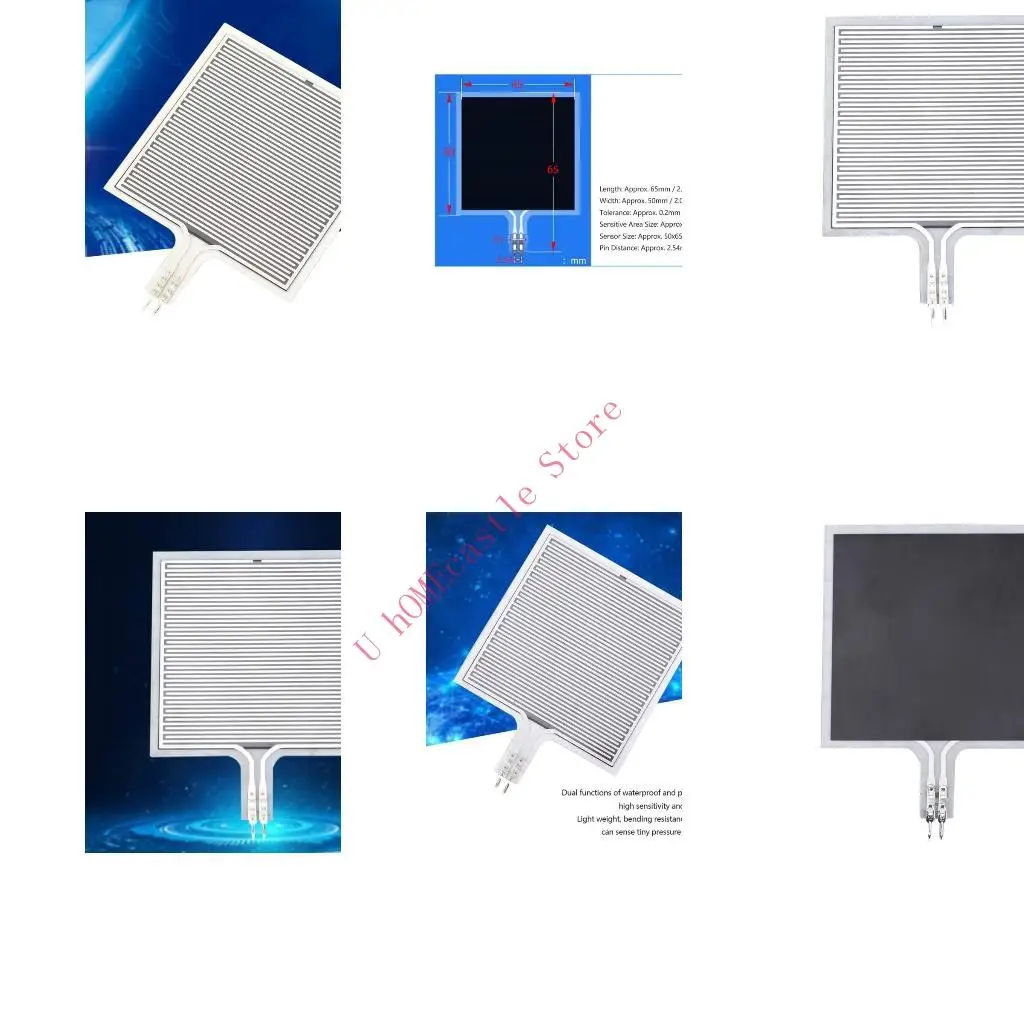 63HF Polymer Piezoelectric Film Pressure Transducer Thin Film Pressure