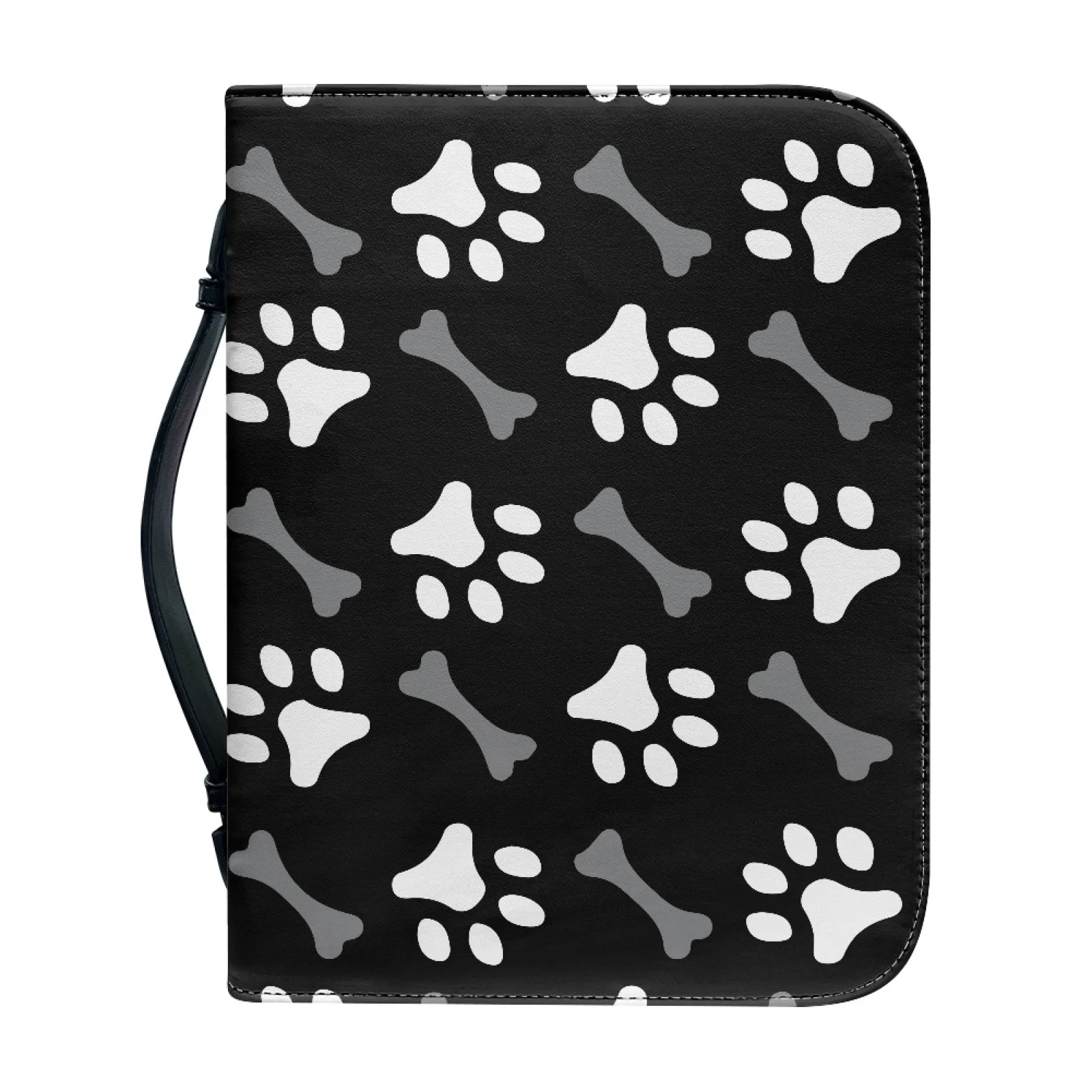 PENSTROLL Paw Heart Print Bible Cover PU Leather Portable Bible Covers for Church 2026 Collection