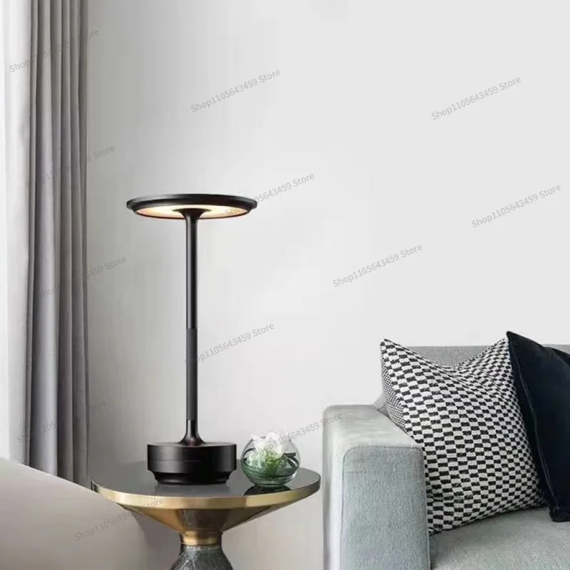 For aluminum I-shaped touch desk lamp, simple creative decoration ambient light can be moved