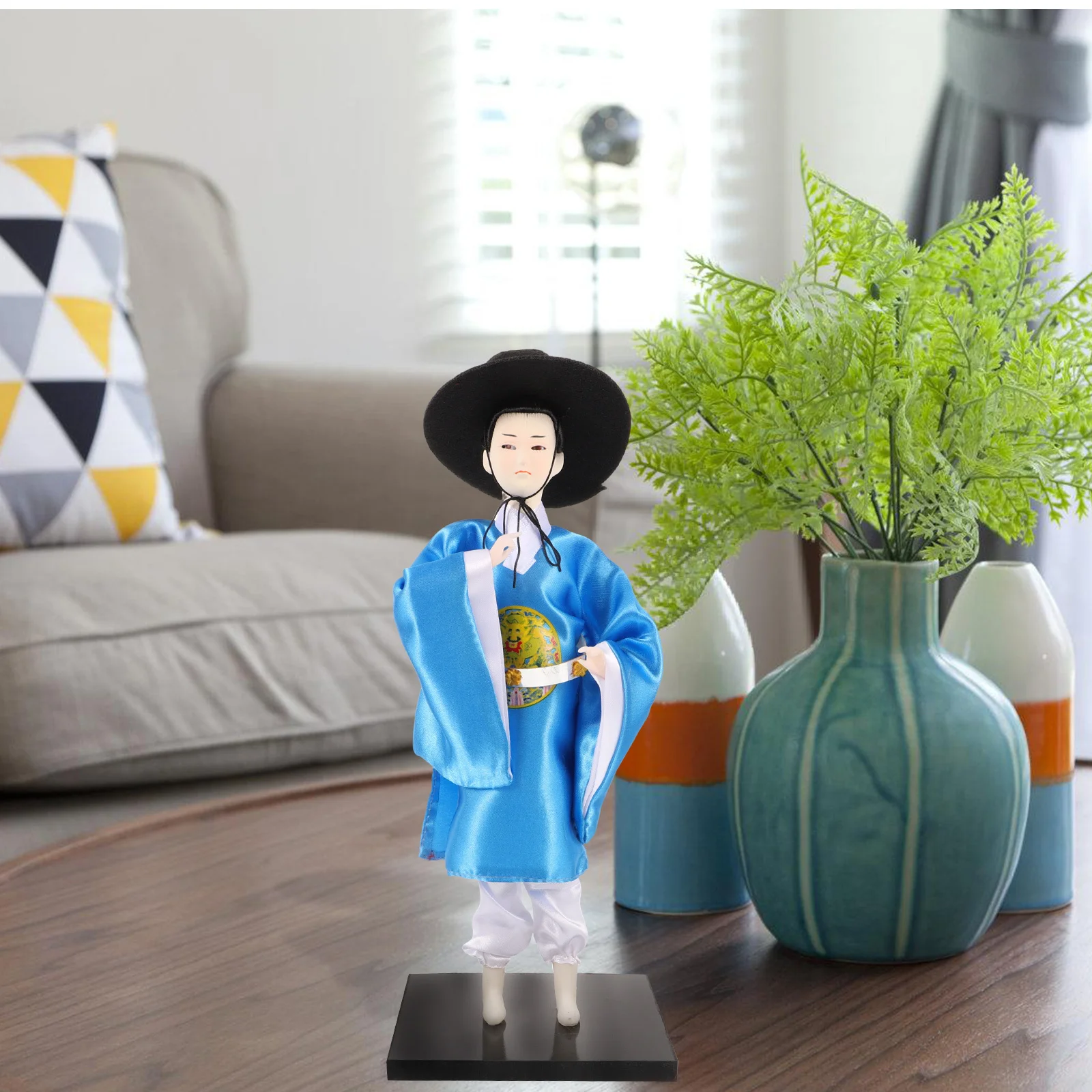 

Korean Hanbok Handcraft Traditional Decoration Bright Color Design For Home Office Desktop