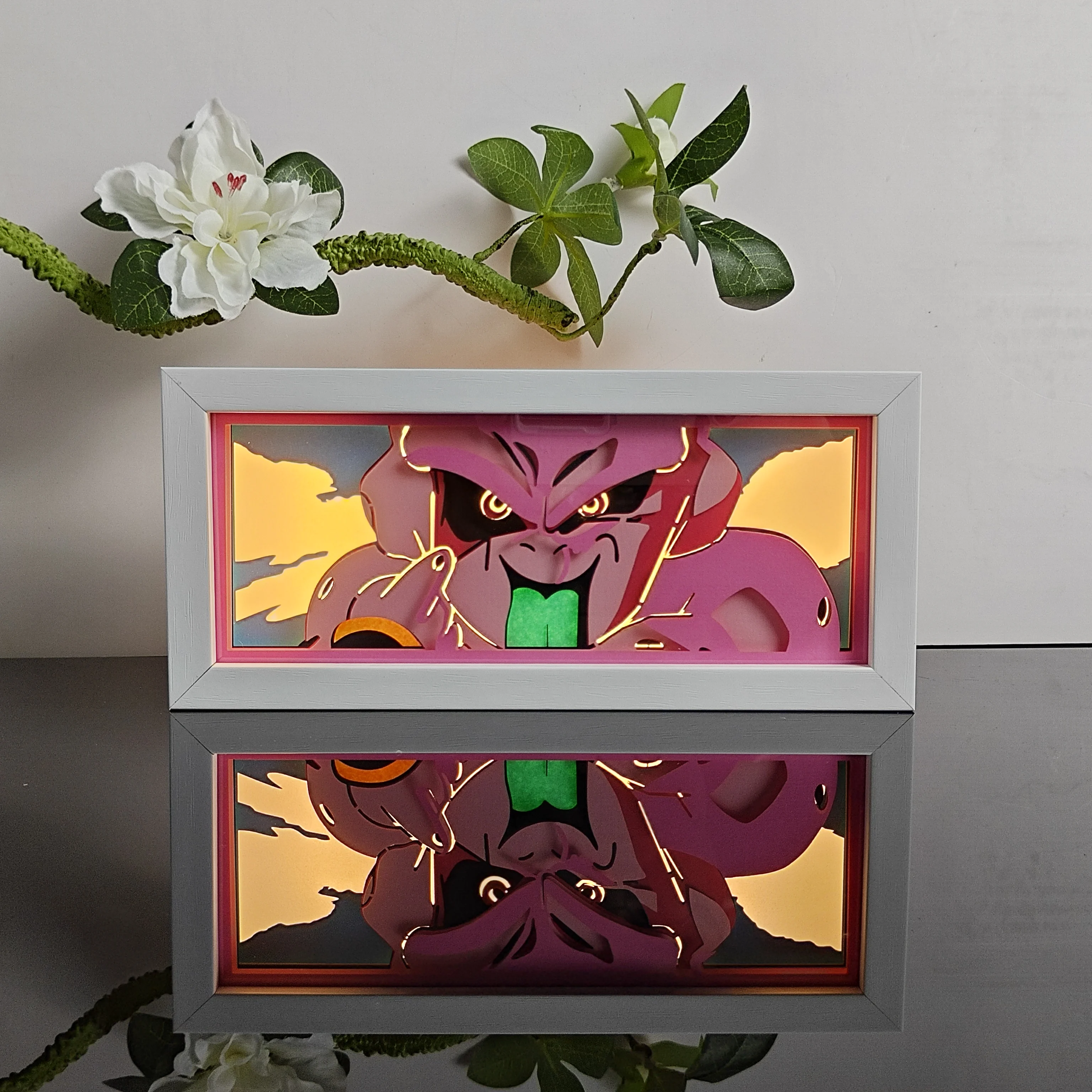 

Anime Series Color Paper-Cut Light Remote Control Seven Color Change Party Room Cartoon Decoration Night Light