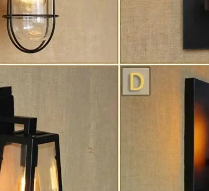 Antique Matte Black Lantern Outdoor Wall lamp Sconce AC 90-260v metal Vintage Industrial Loft Edison bulb Lighting fixtures