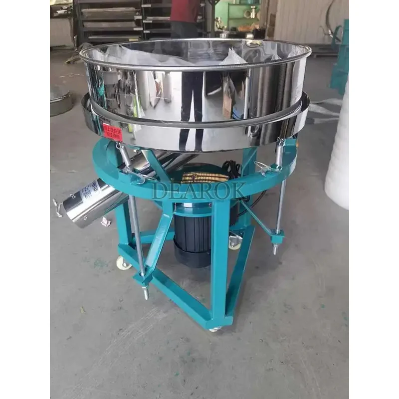750W 50CM Setaccio vibrante per polvere Setaccio vibrante per alimenti Setaccio elettrico rotante Setaccio per farina in acciaio inossidabile