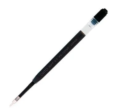 3 szt. wkładów do długopisów żelowych OHTO PG-107NP, szybkoschnący, 0,7 mm, czarny tusz, cienka końcówka, standard europejski G2, wkłady do pisania do szkoły i biura — zdjęcie produktu 5