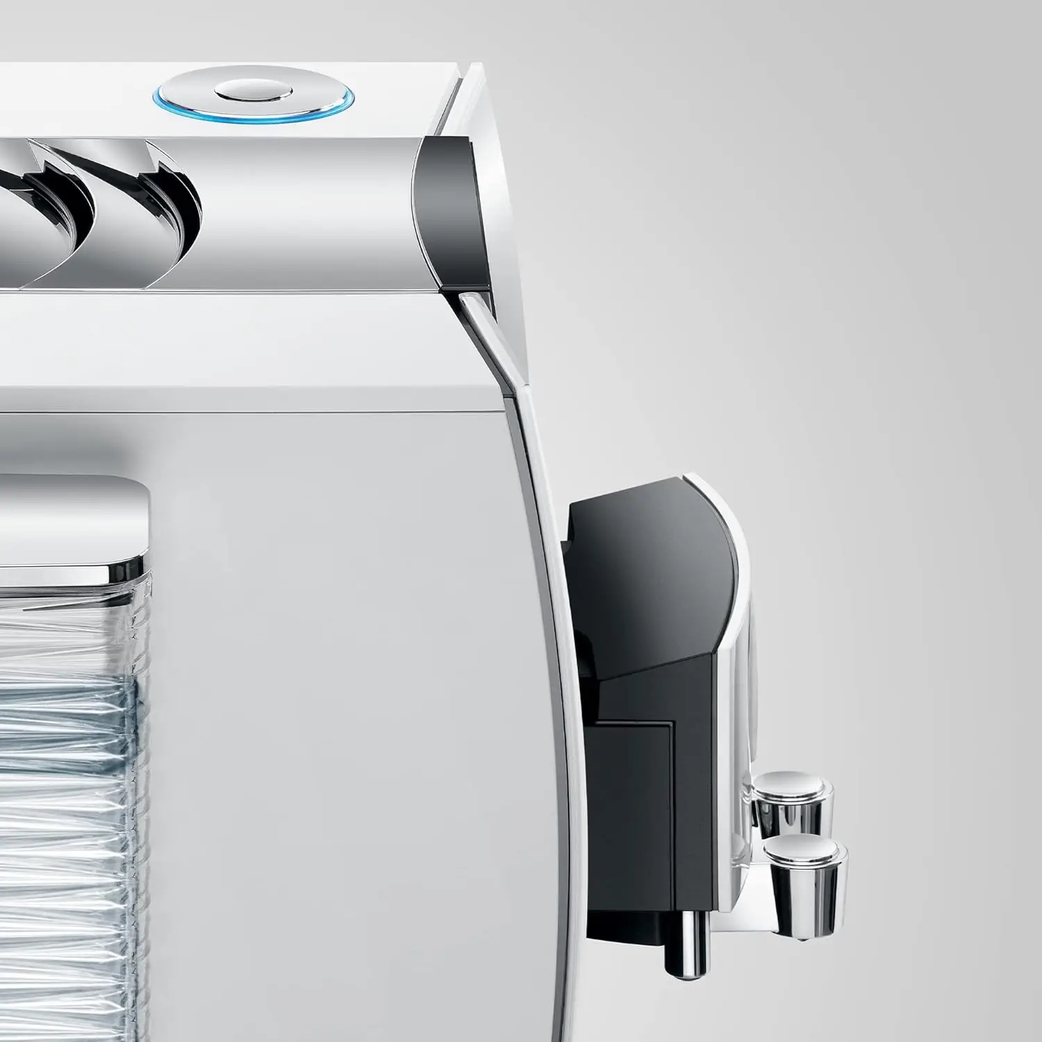 ماكينة صنع القهوة الأوتوماتيكية الفائقة Jura Z10 Diamond White مع مطحنة احترافية وصانع رغوة الحليب