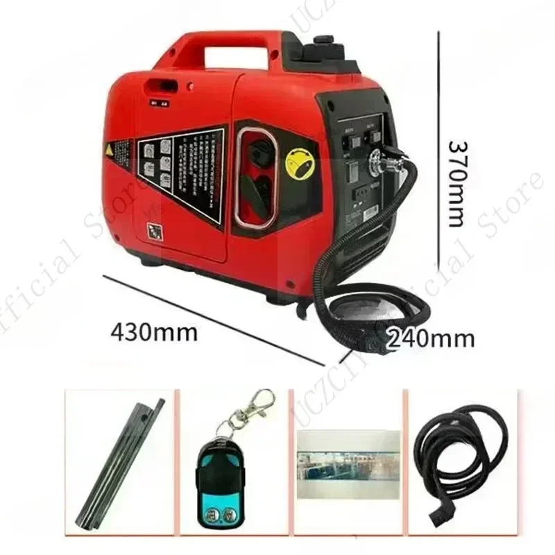 3KW Electric Vehicle Extended Range Generator Mute Portable Portable Free Installation Gasoline Engine DC Universal 48V 60V 72V