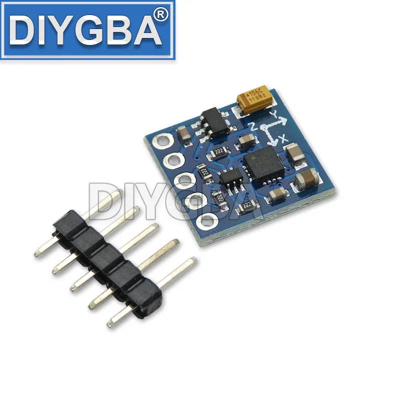 Igmopnrq GY-271 GY271 QMC5883L Three 3 Triple Axis Magnetic Field Compass Magnetometer Sensor 3V-5V Module For Arduino IIC Board