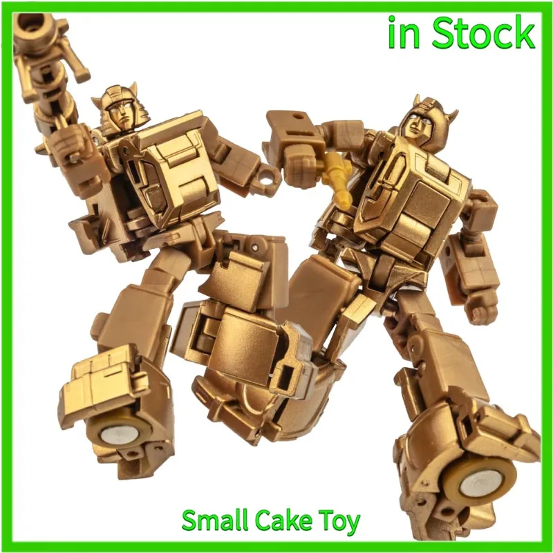 

In Stock Deformed toy Newage NA Rhubarb Flying Over the Mountain Golden Version H25G H26G Model Robot Moving