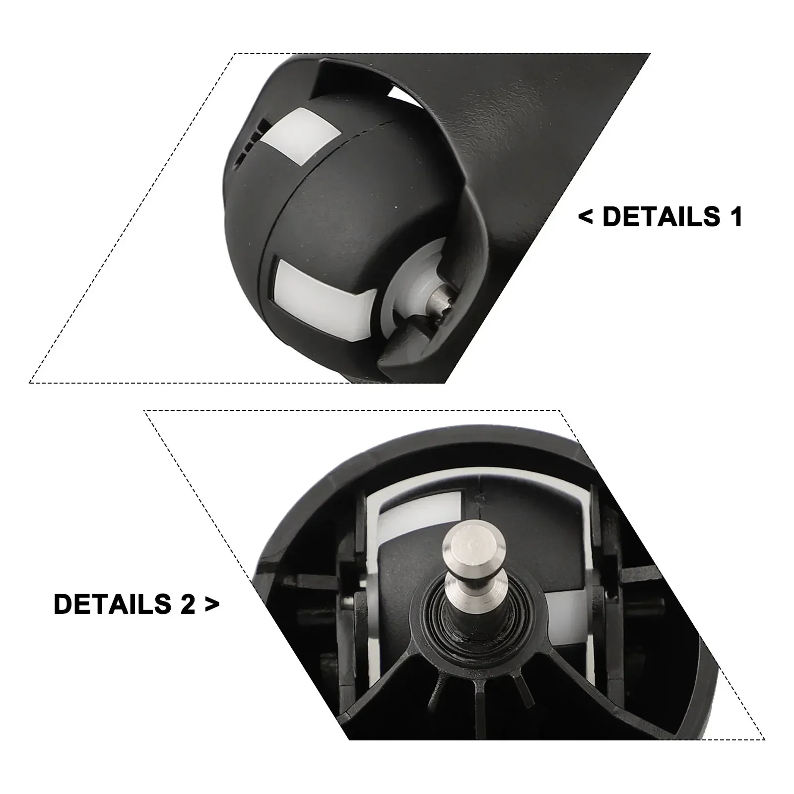 

Front Castor Wheel Assembly Part for Mamibot EXVAC660 Vacuum Cleaner Accessory Optimal Performance Installation