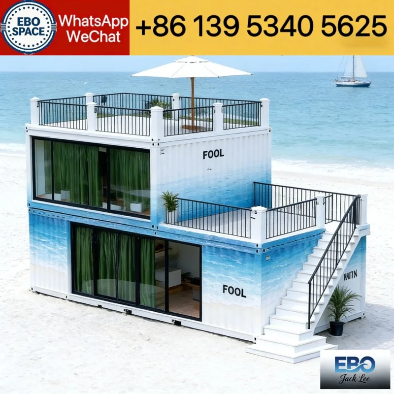 20ft Expandable Box Container House Mobile House 2-3 Bedrooms Forest Cabin Garden House Mobile House